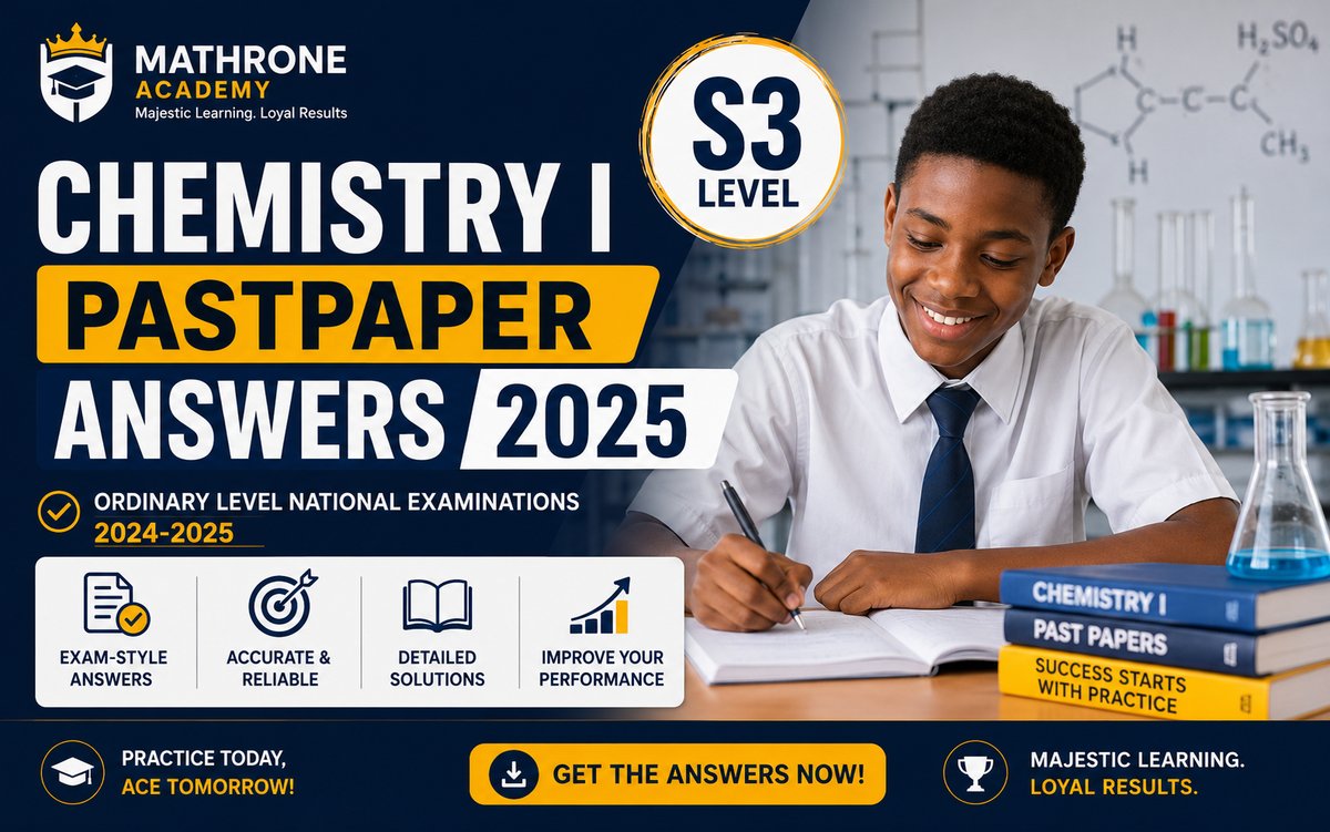 S3 Chemistry 2025 Past Paper: Full Worked Solutions