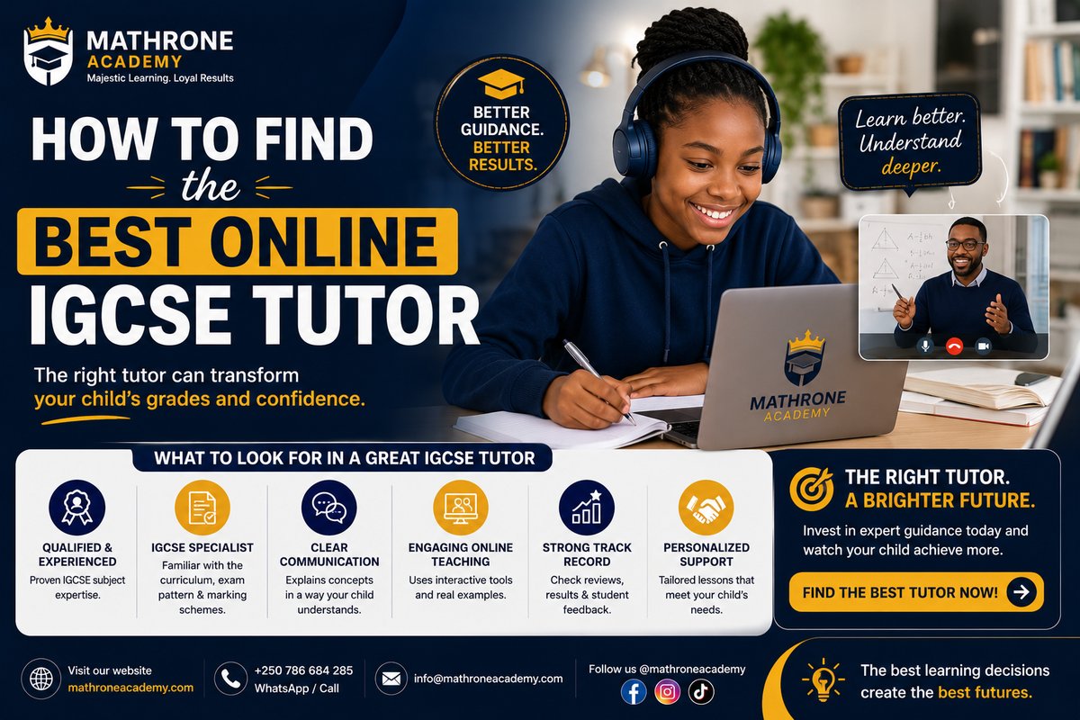 How to Find the Best Online IGCSE Tutor