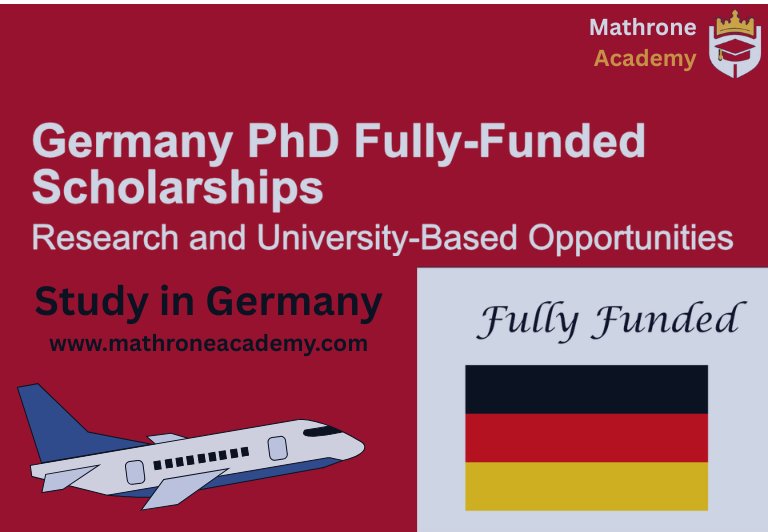 Germany PhD Fully Funded Scholarships 2027, Explained well.