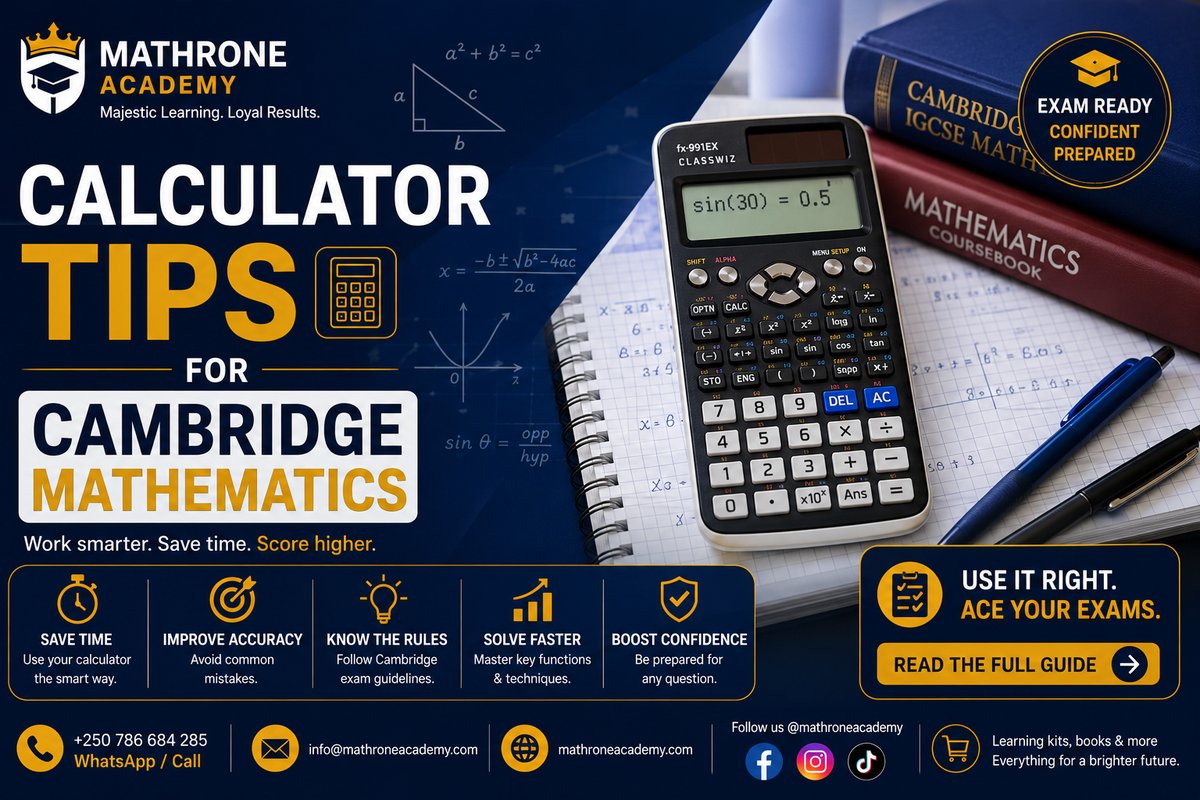 Calculator Tips for Cambridge Mathematics