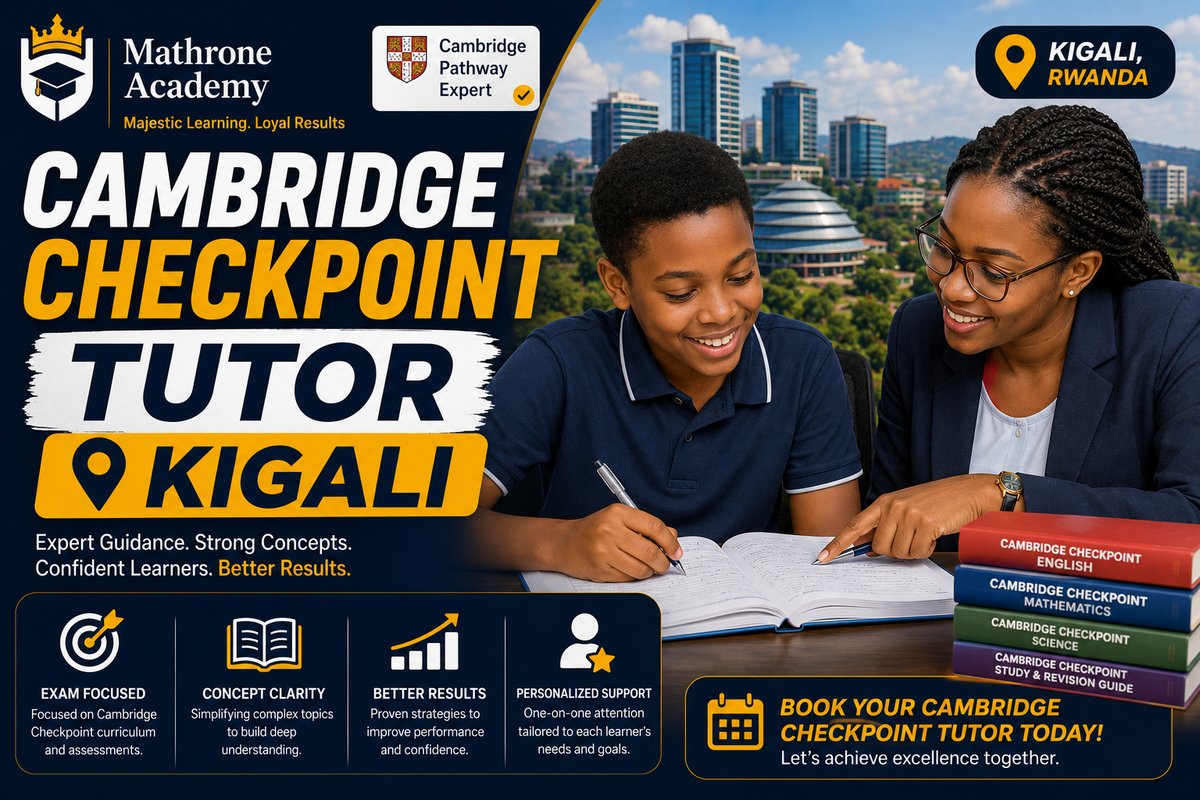 Cambridge Lower Secondary Checkpoint Tutor Kigali